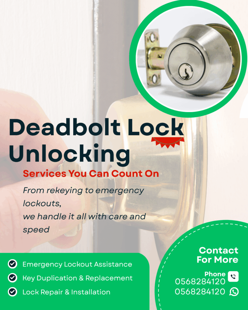 Deadbolt Lock Unlocking